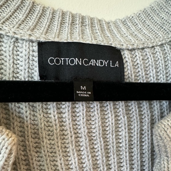 Cotton Candy LA Crop Sweater - Picture 4 of 4